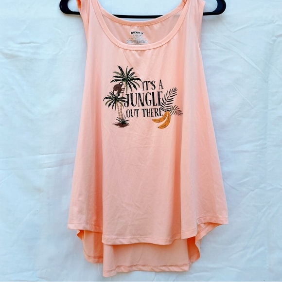 NEW Joyspun 2 Piece Tank & Shorts PJ set “Peach Bud” Women’s Sz. 2X - Picture 2 of 9